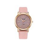 Luxury Leather Band Analog Quartz Watch